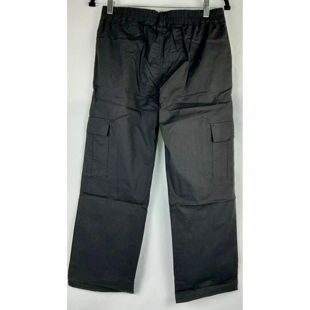 Art Class Girls XL 14 Outfit‎ Set Gray Waffle Knit Top Black Cargo Pants NWT